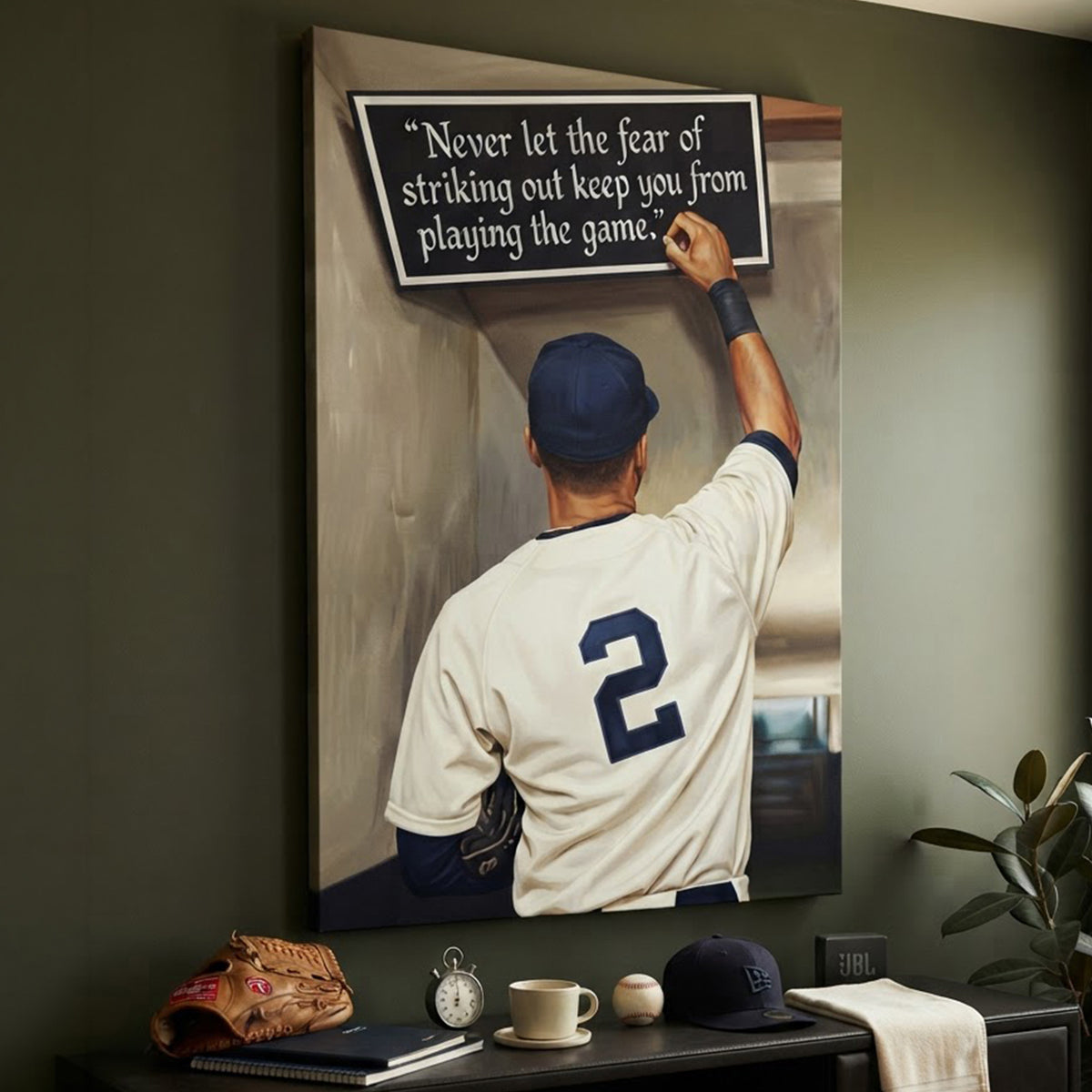 Never Let The Fear Baseball