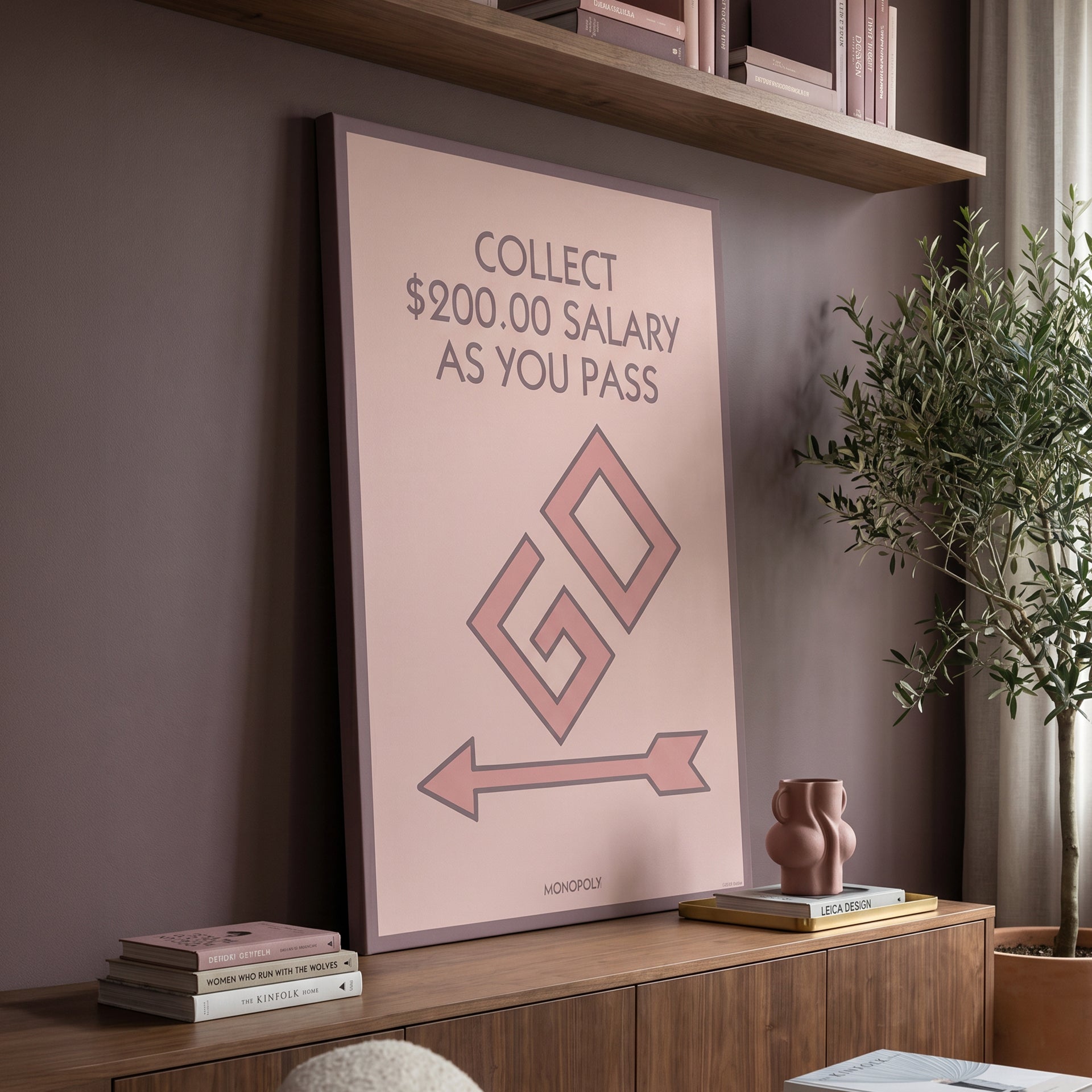 Monopoly - Collect $200 - Pastel