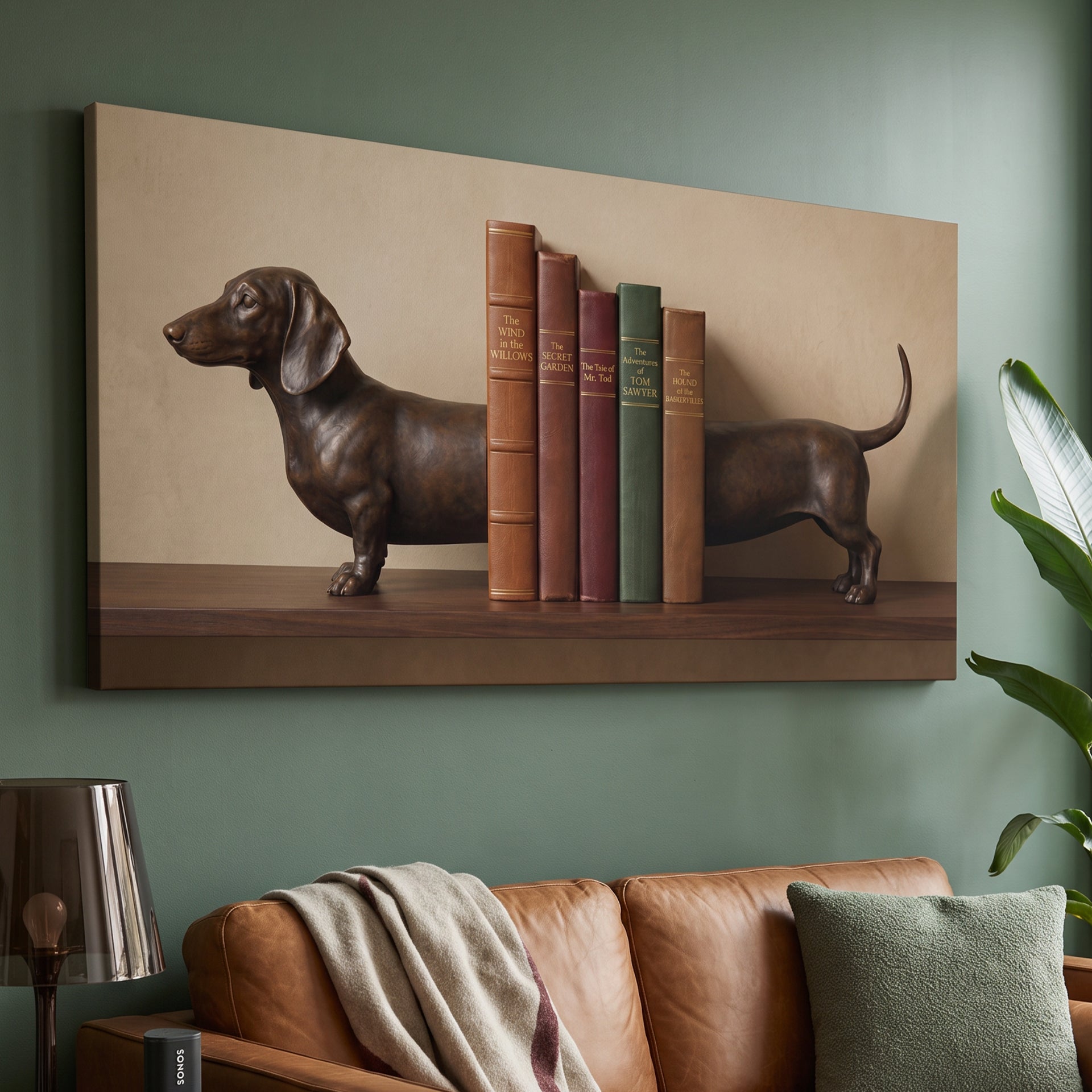Dachshund Bookend