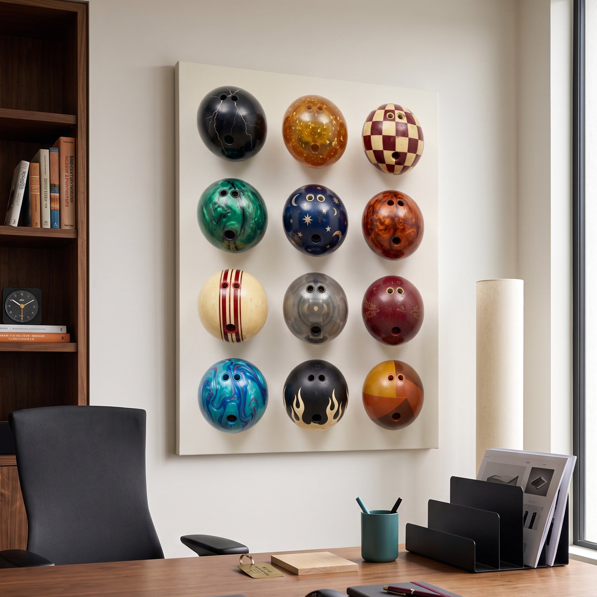 Bowling Ball Wall