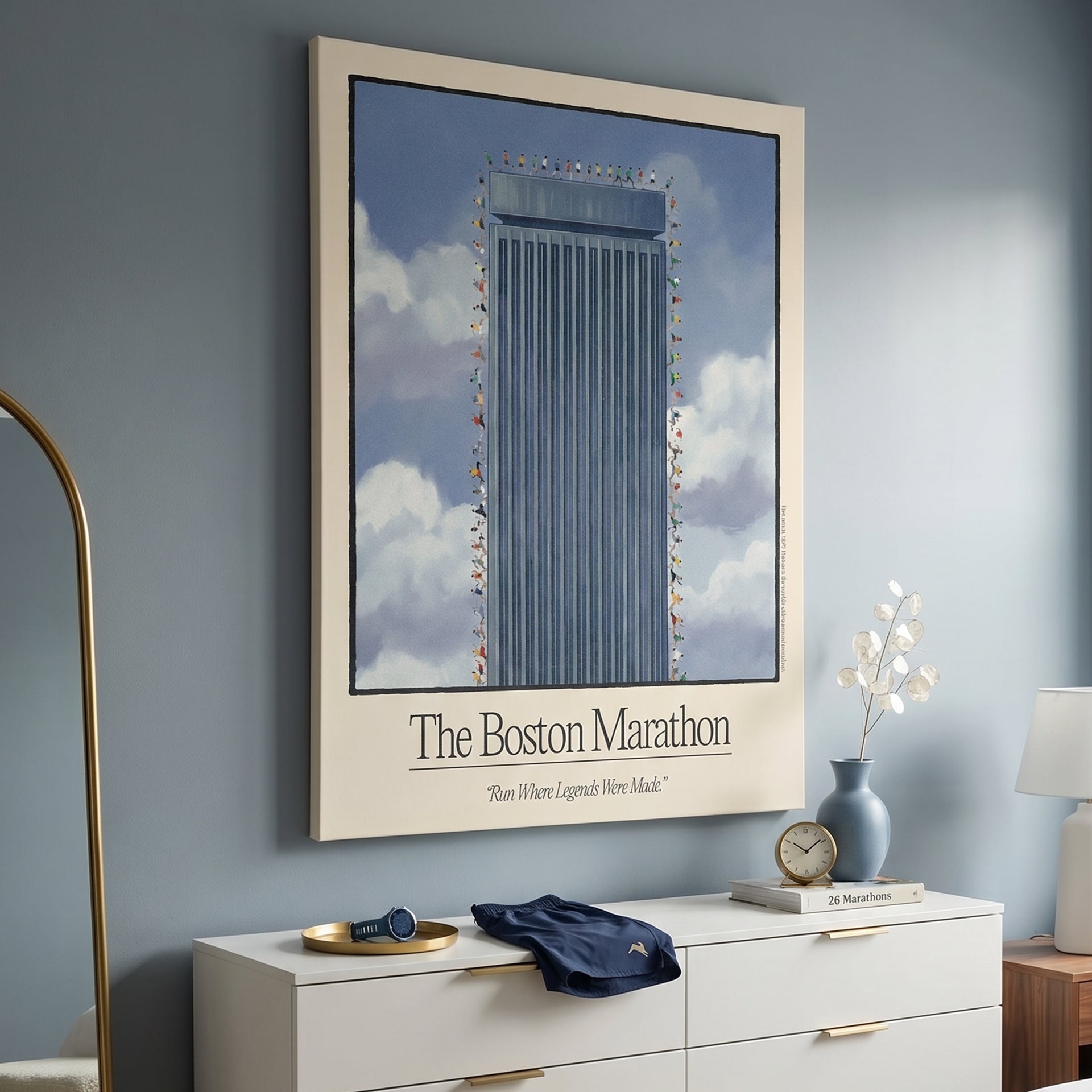 Boston Marathon - Vintage Poster