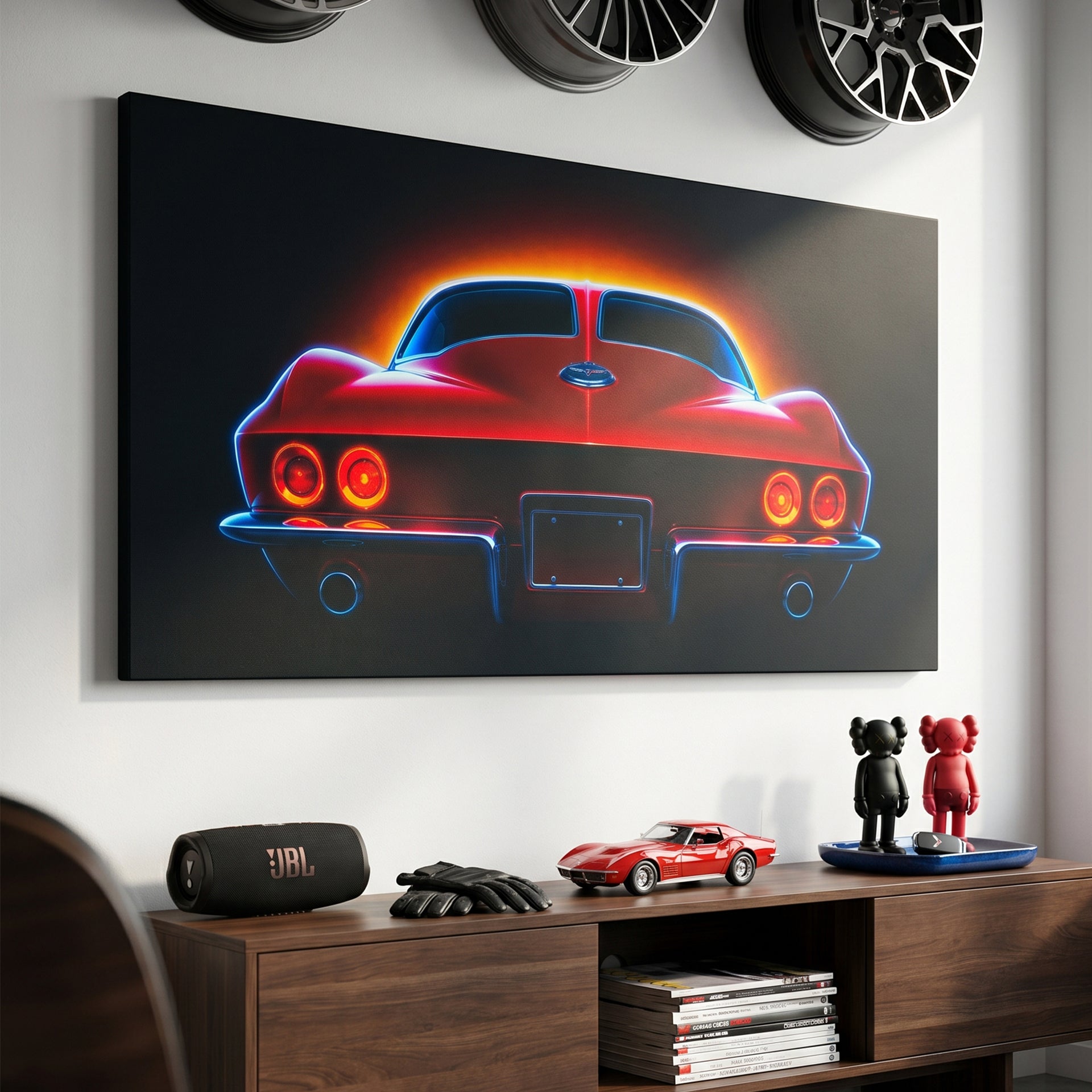Neon Corvette