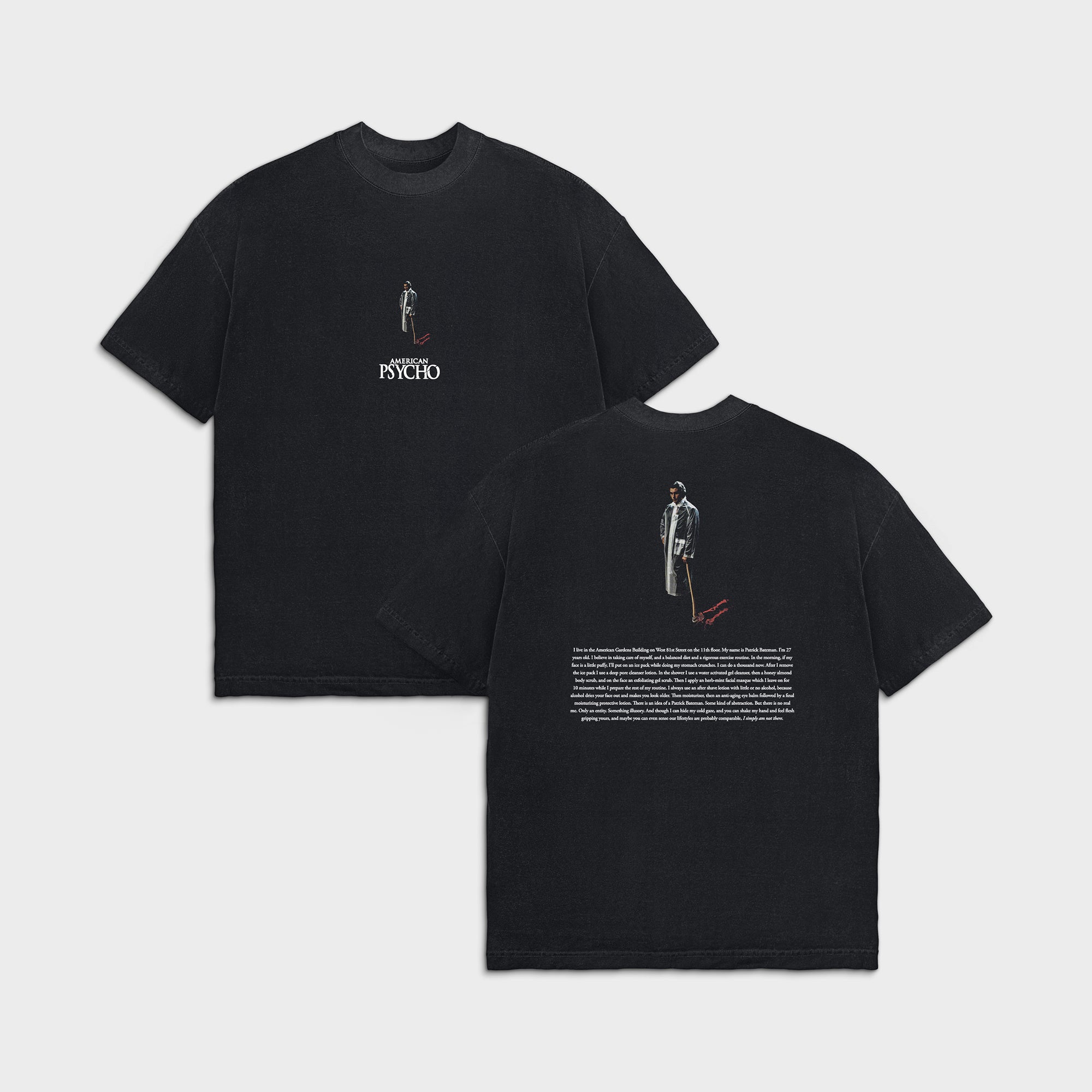 AMERICAN PSYCHO - Monologue (Black) - IKONICK - American Psycho