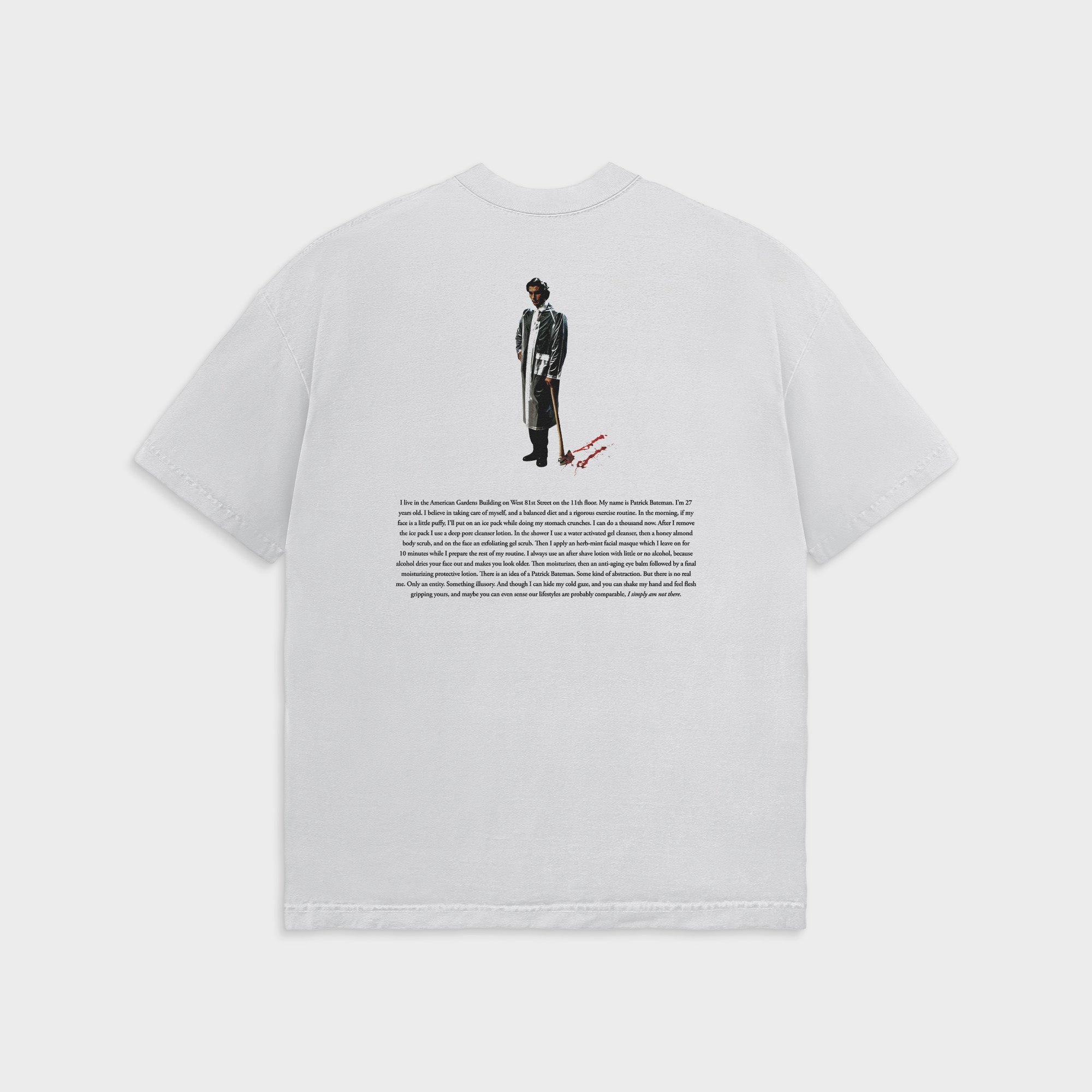 AMERICAN PSYCHO - Monologue (White) - IKONICK - American Psycho