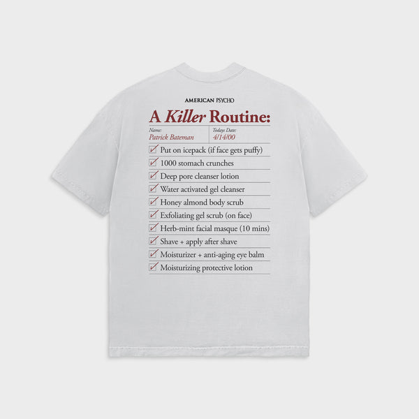 AMERICAN PSYCHO - A Killer Routine (White) - IKONICK - American Psycho