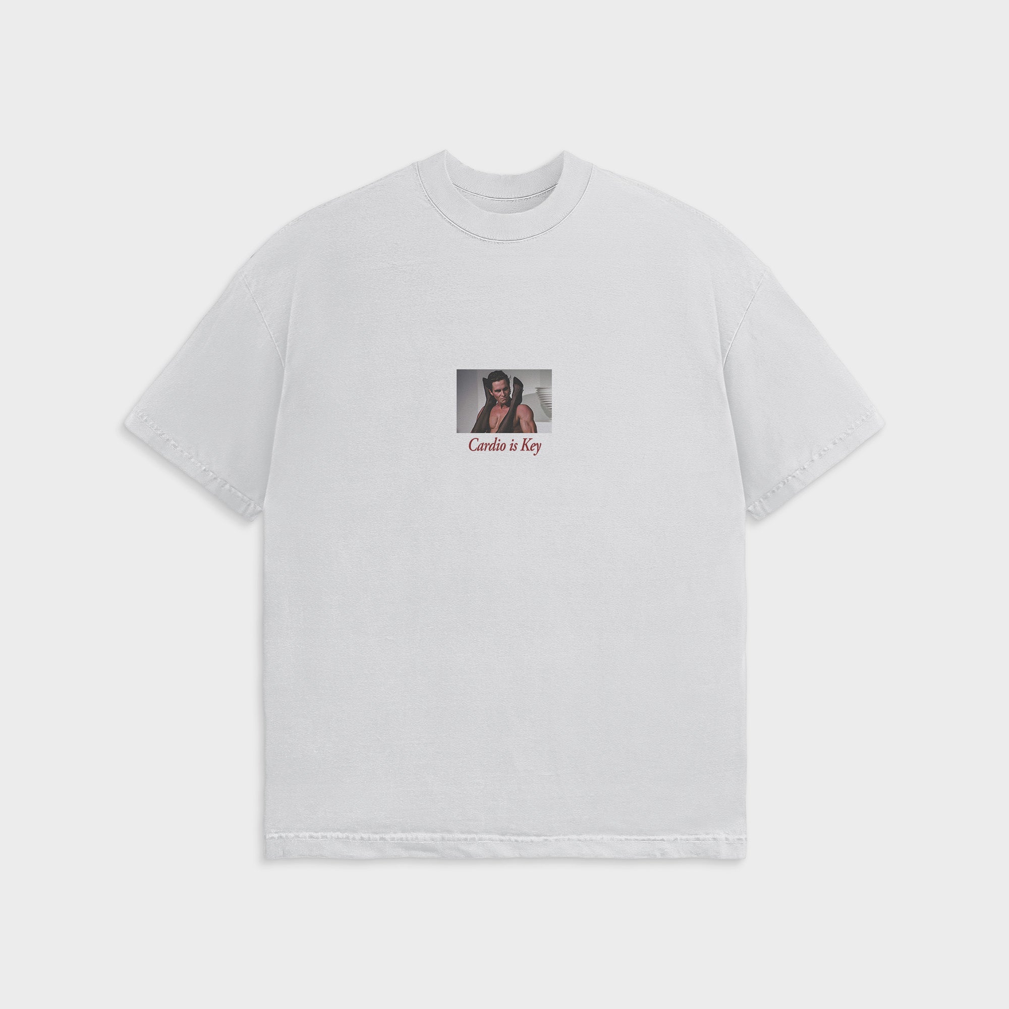 AMERICAN PSYCHO - Cardio Is Key (White) - IKONICK - American Psycho