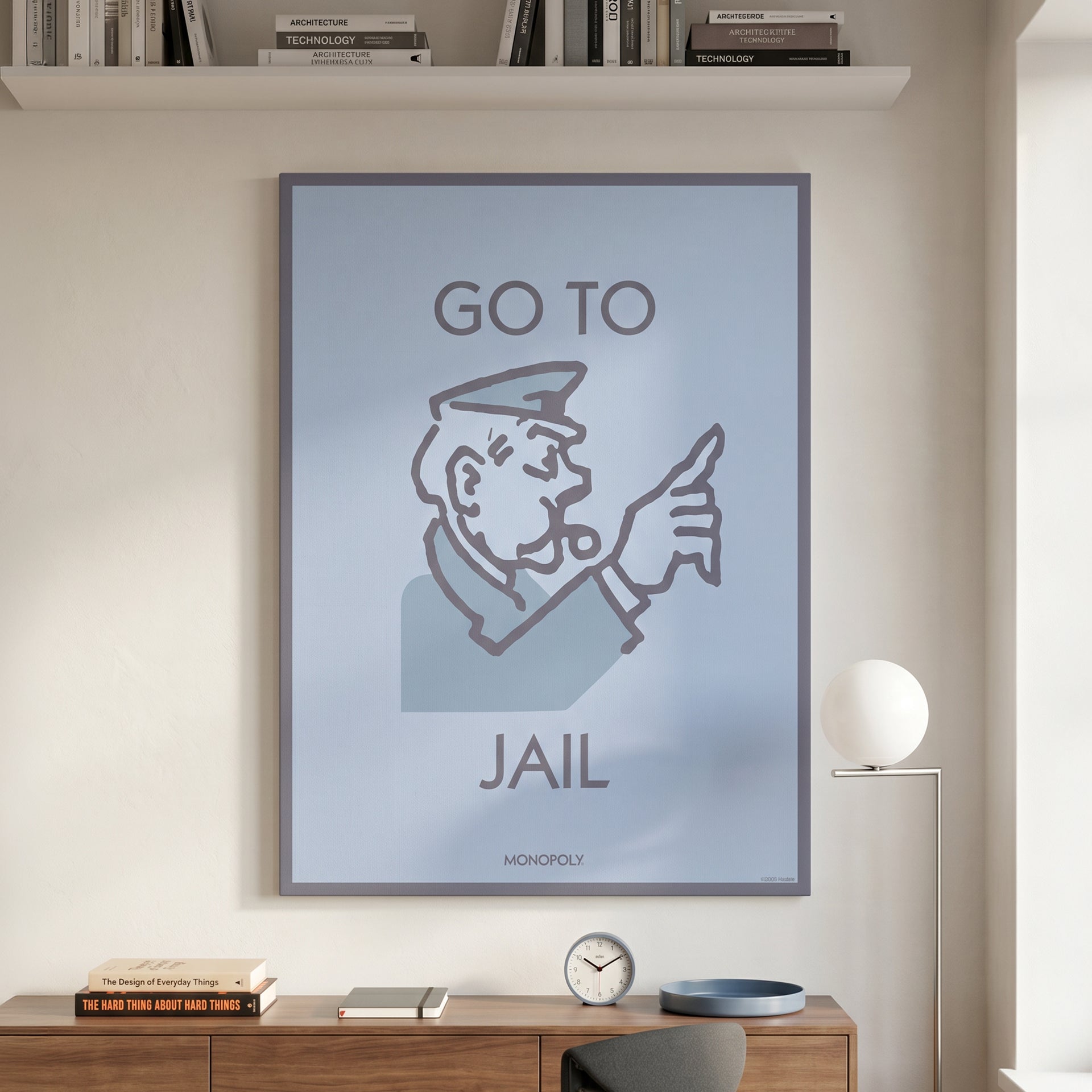 Monopoly - Go To Jail - Pastel