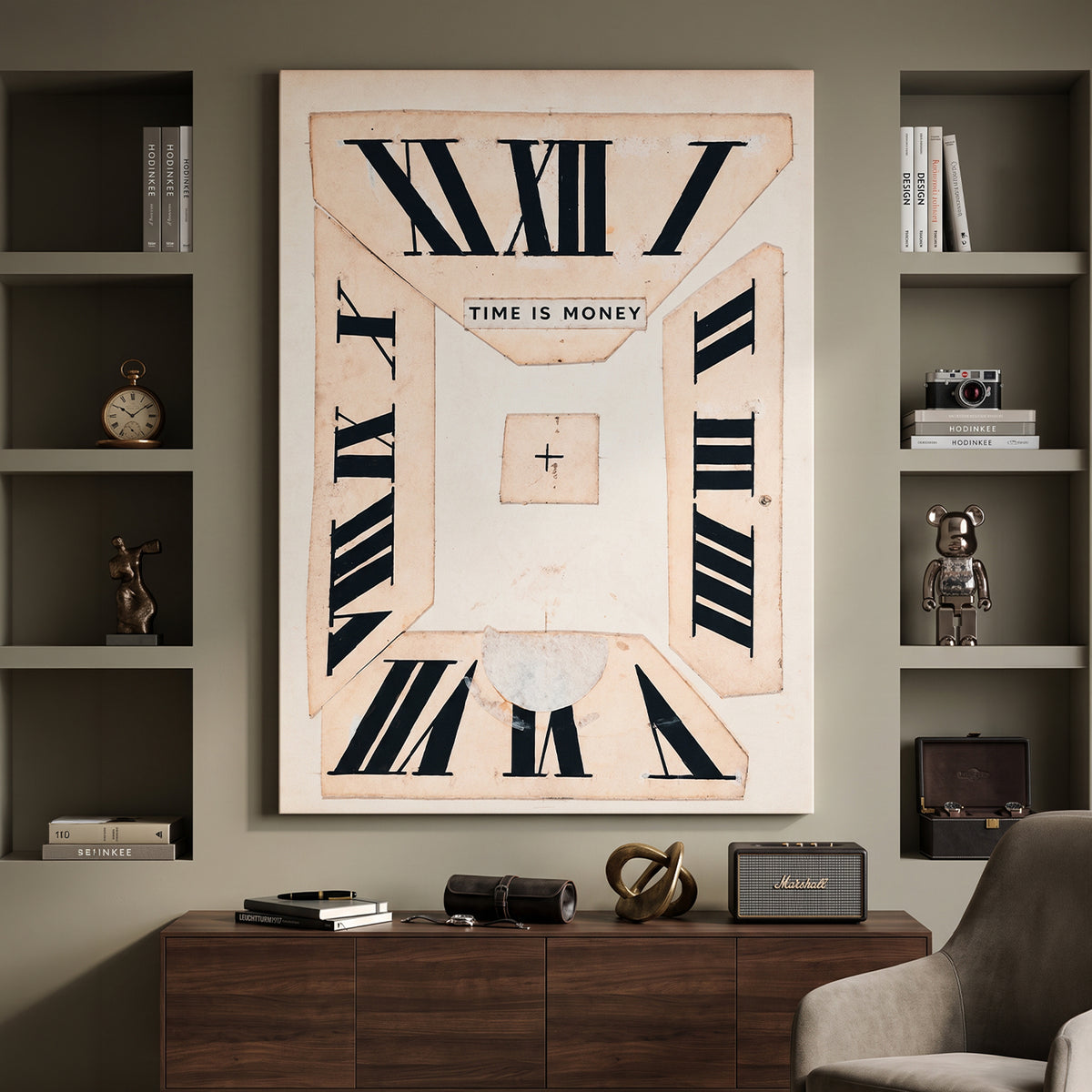Time Is Money Paper Watch