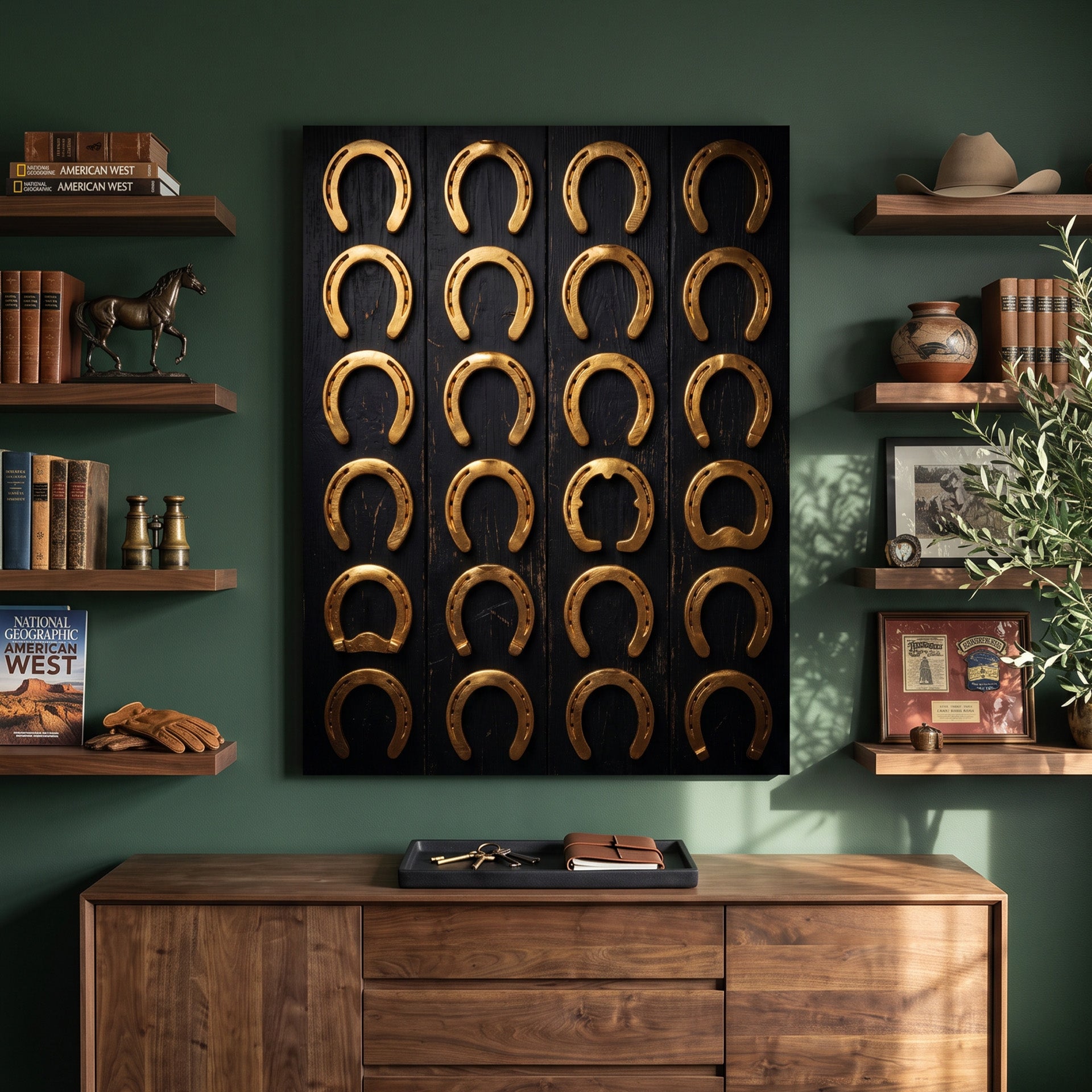 Horseshoe Wall Gold