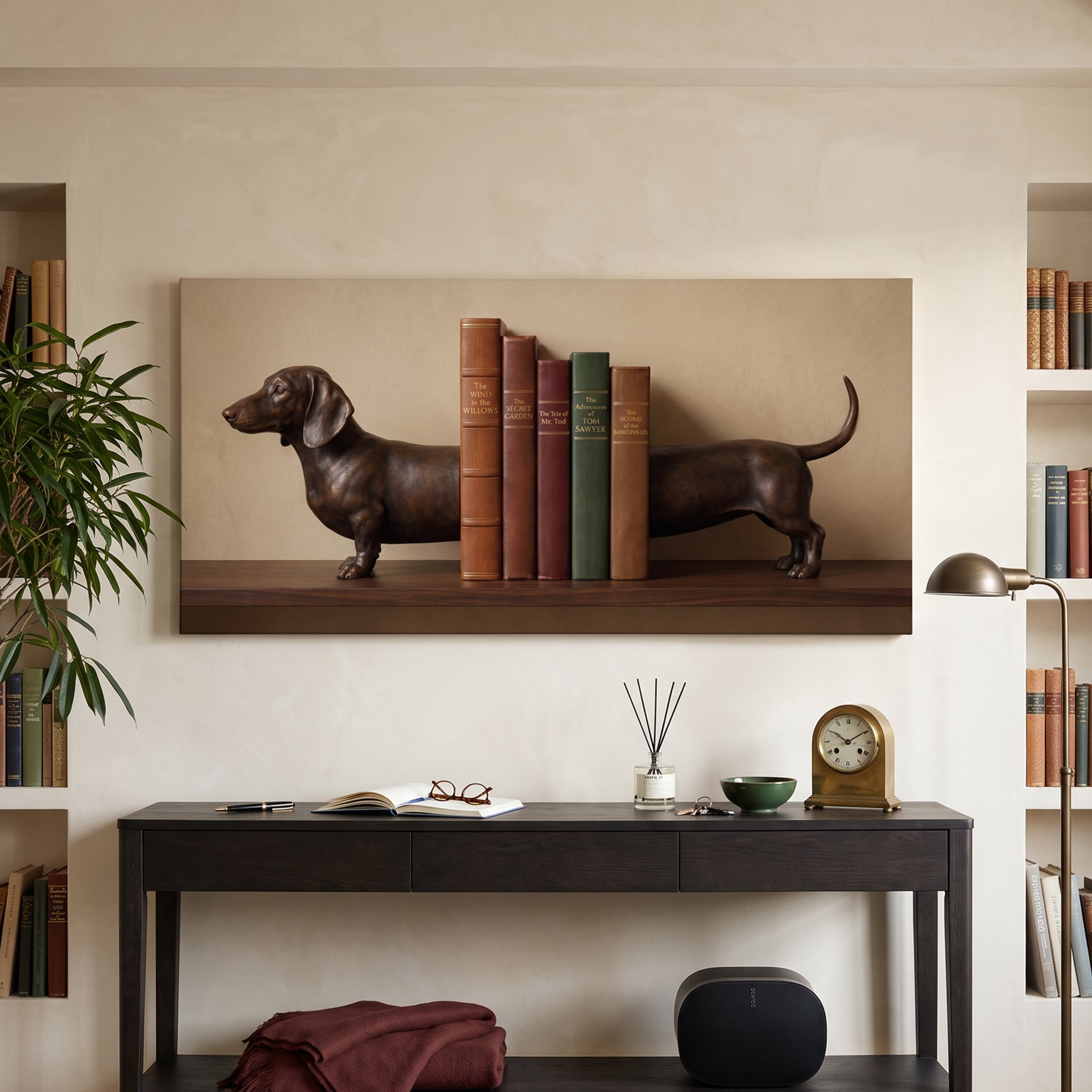 Dachshund Bookend