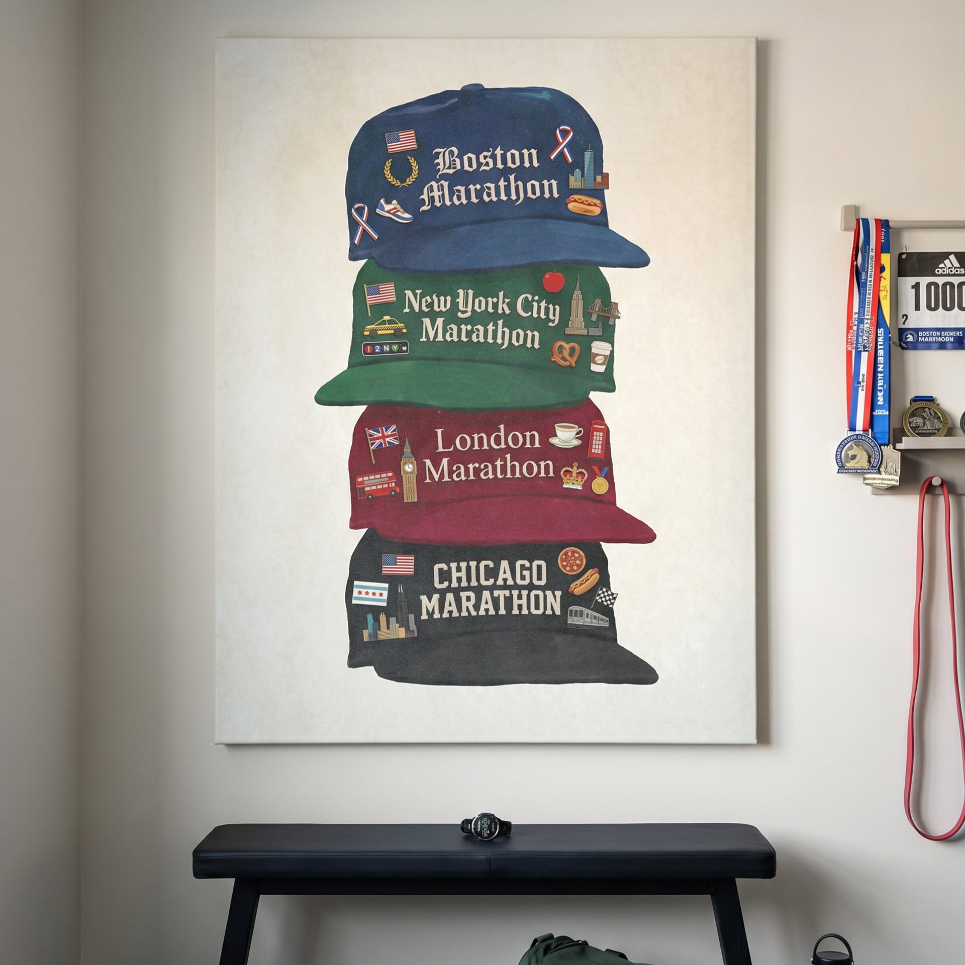 Marathon Caps - Illustration