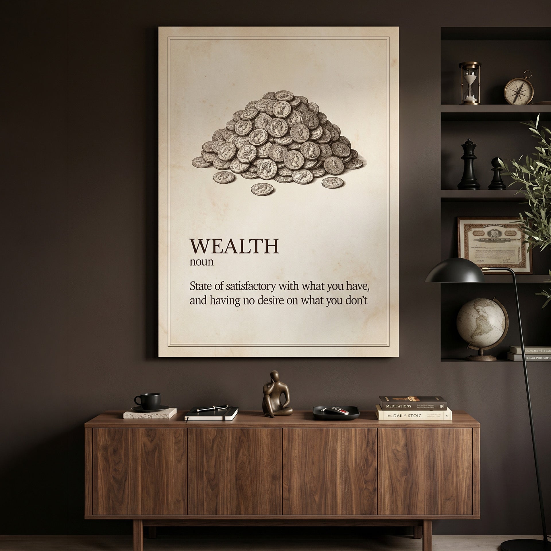 Wealth Stoic Definition