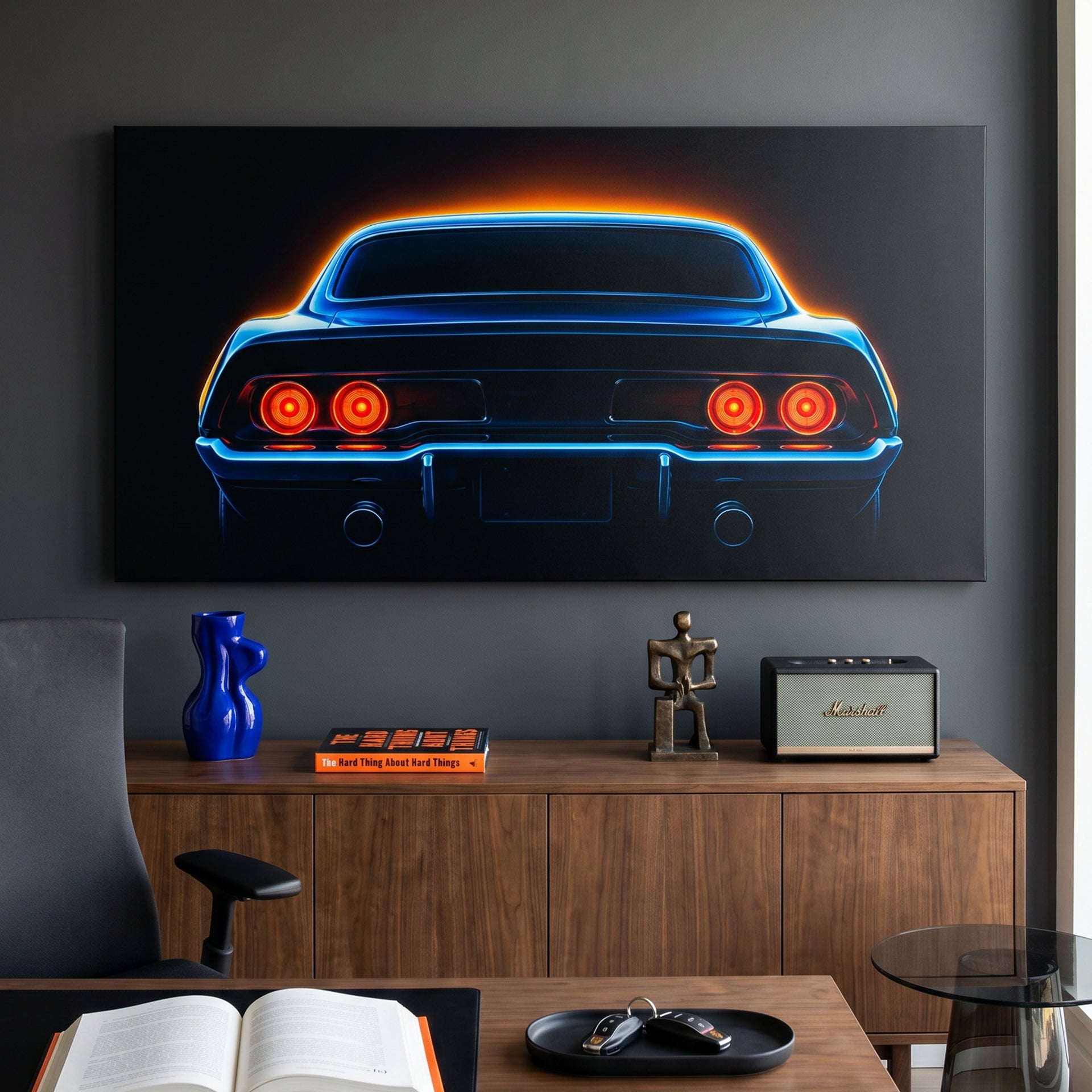 Neon Camaro