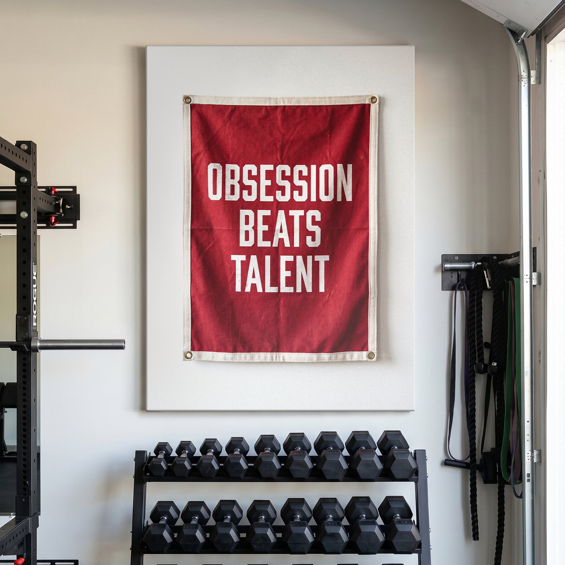 Obsession Beats Talent - Flag