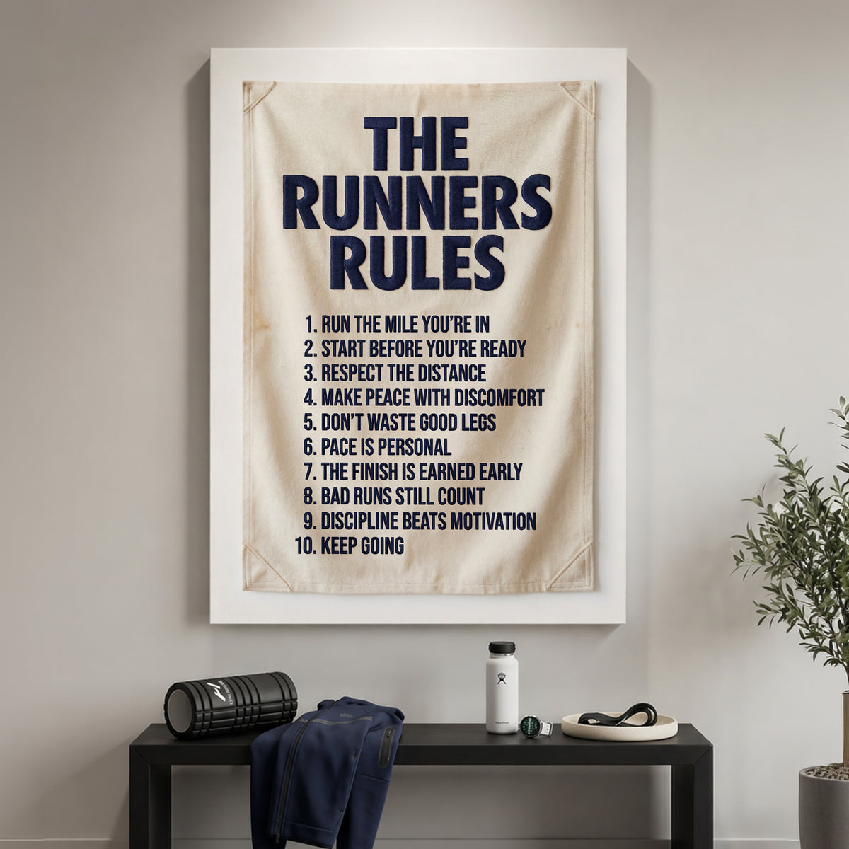 Runner's Rules - Official IKONICK Canvas Art