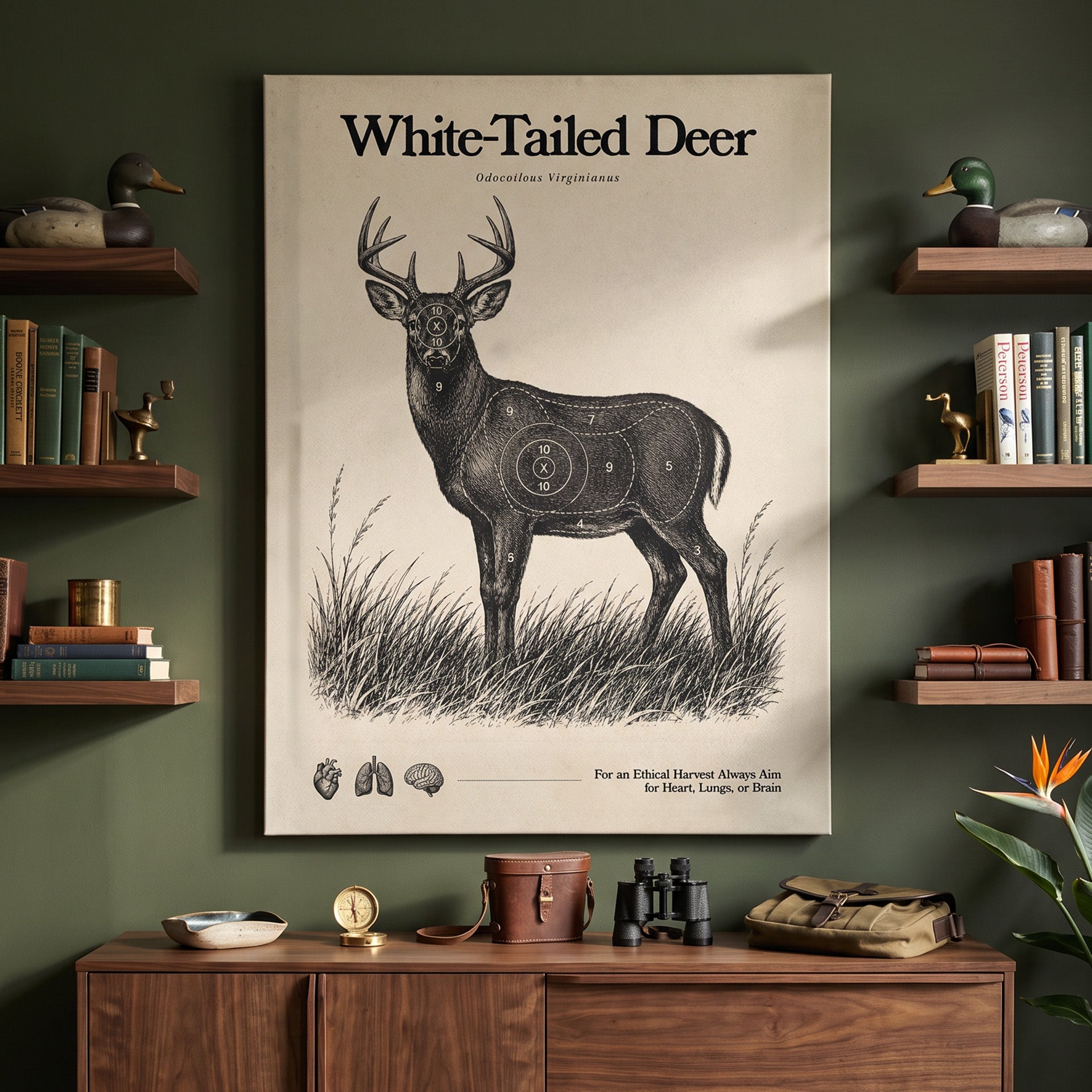 White Tailed Deer Target Sheet
