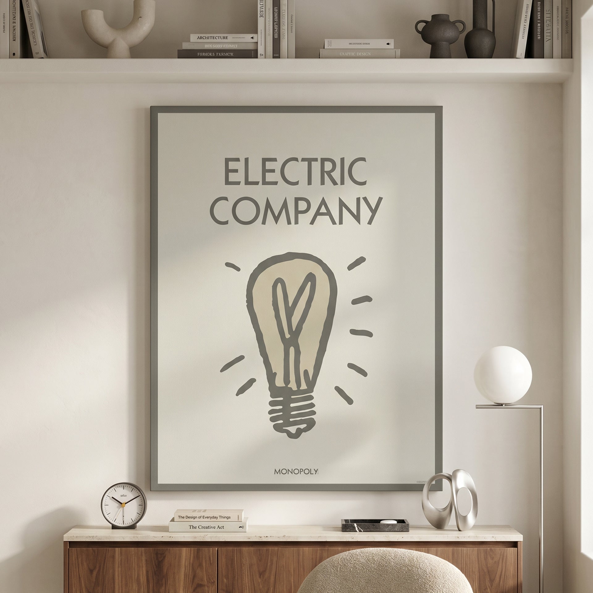 Monopoly - Electric Company - Pastel
