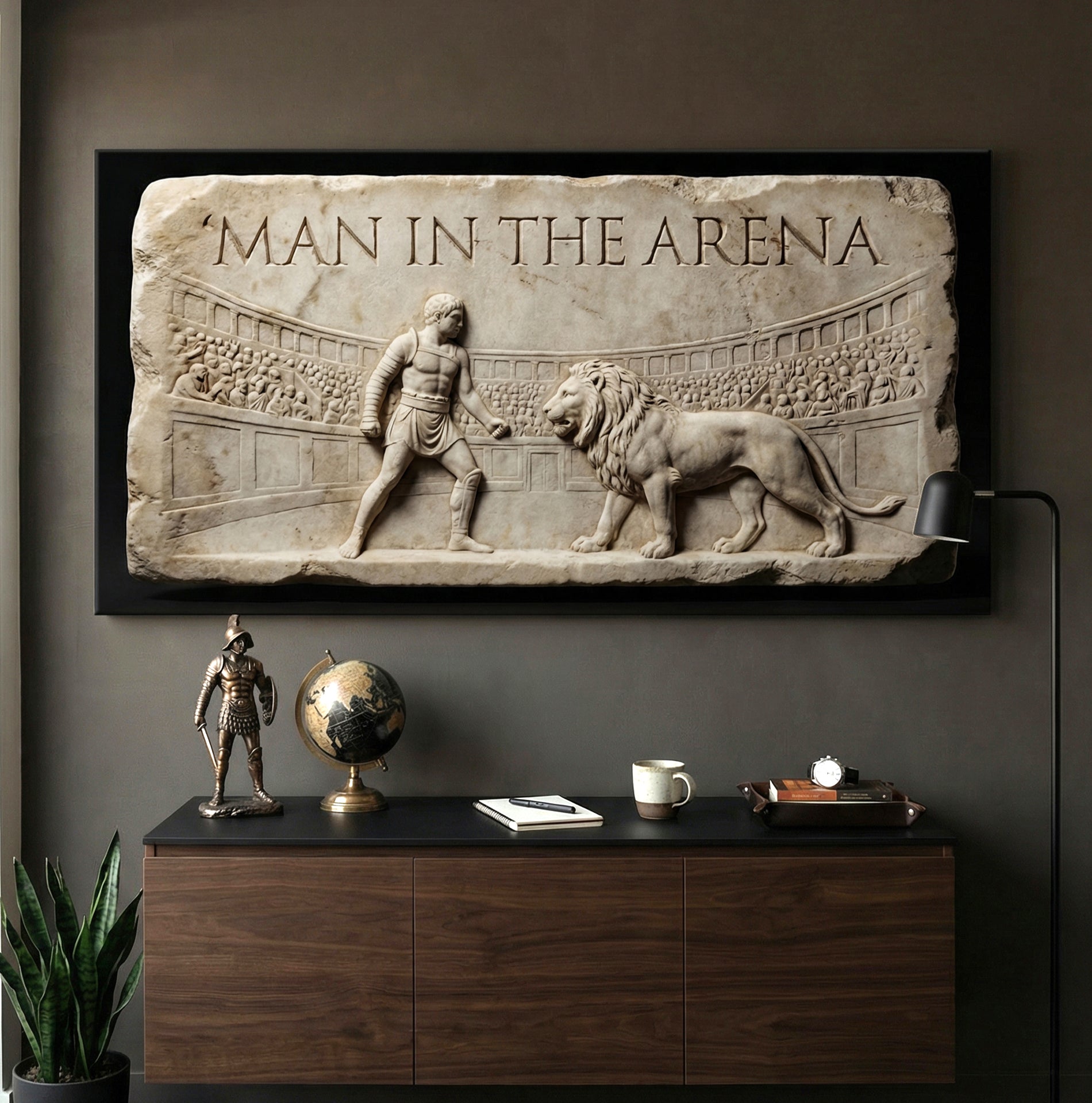 Man In The Arena Slab