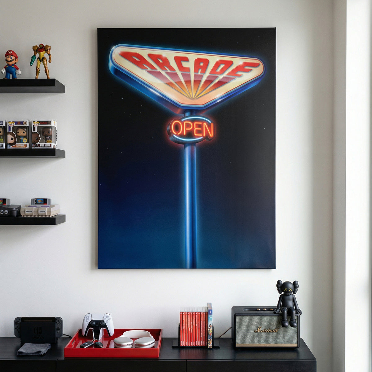 Arcade Sign - Official IKONICK Canvas Art