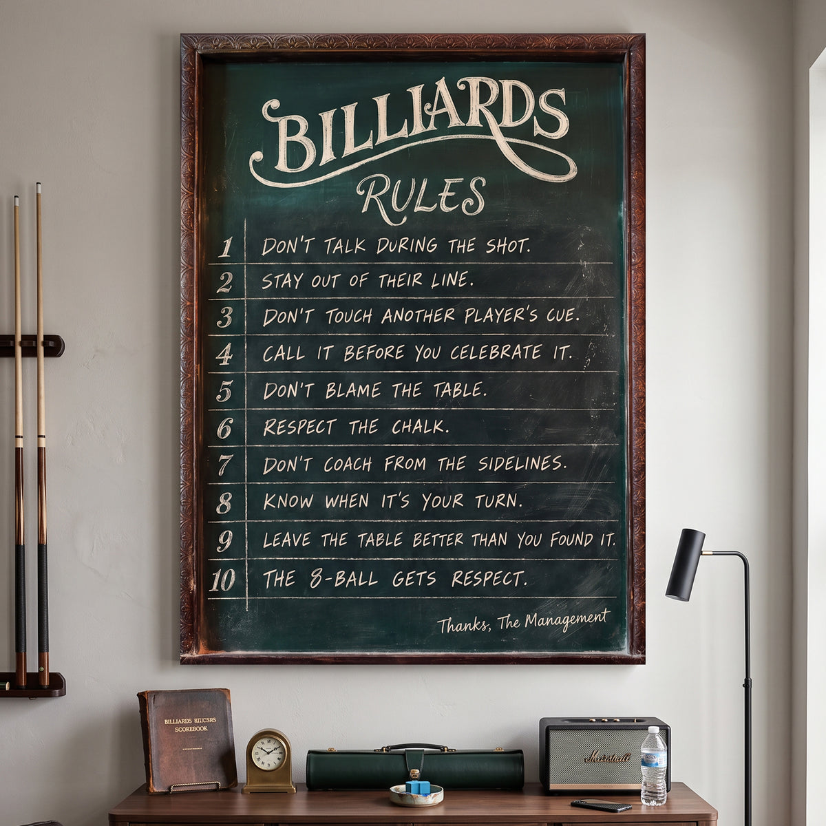 Billiard Rules