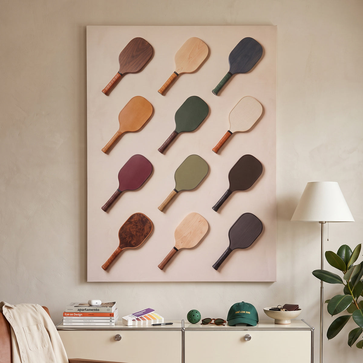 Pickleball Paddle Wall