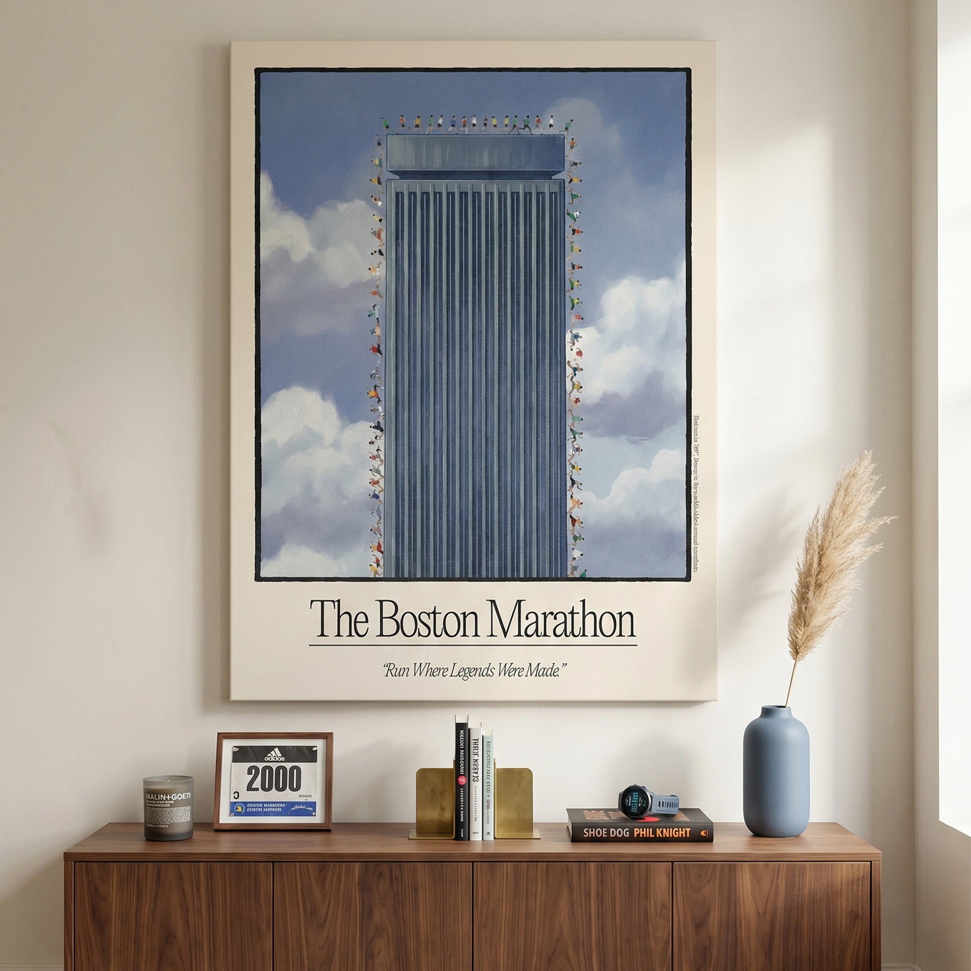 Boston Marathon - Vintage Poster