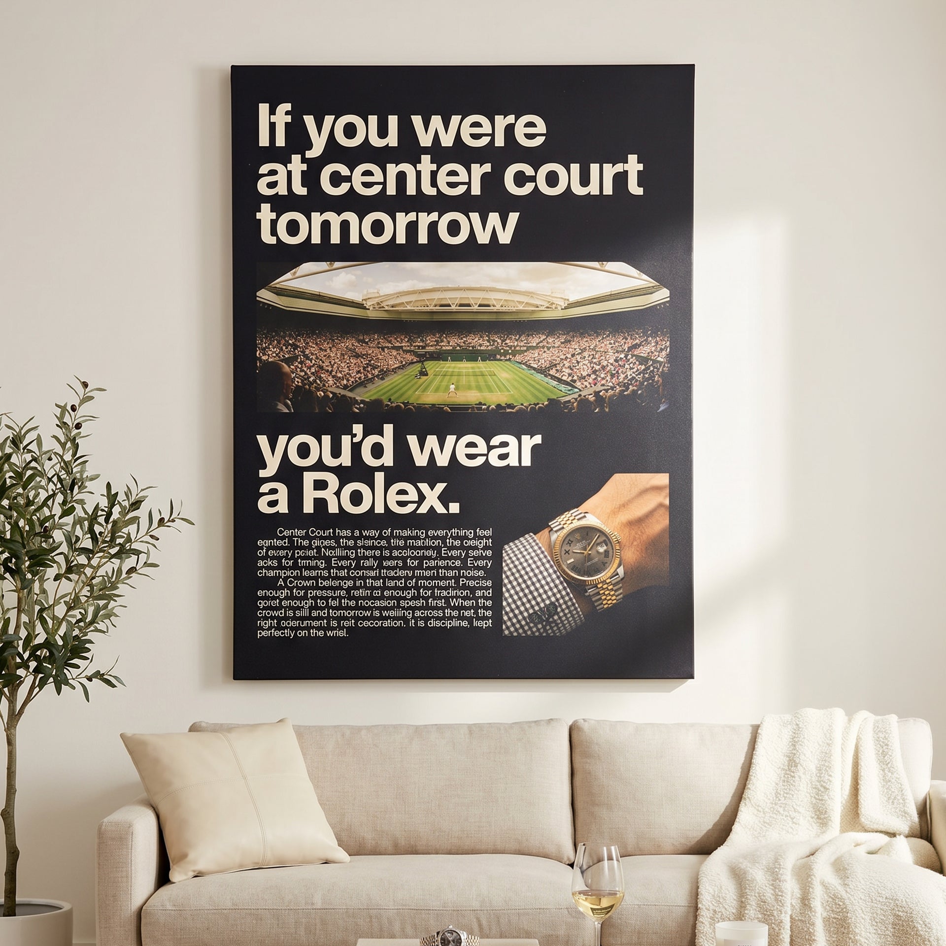 If You Were At Center Court Tomorrow