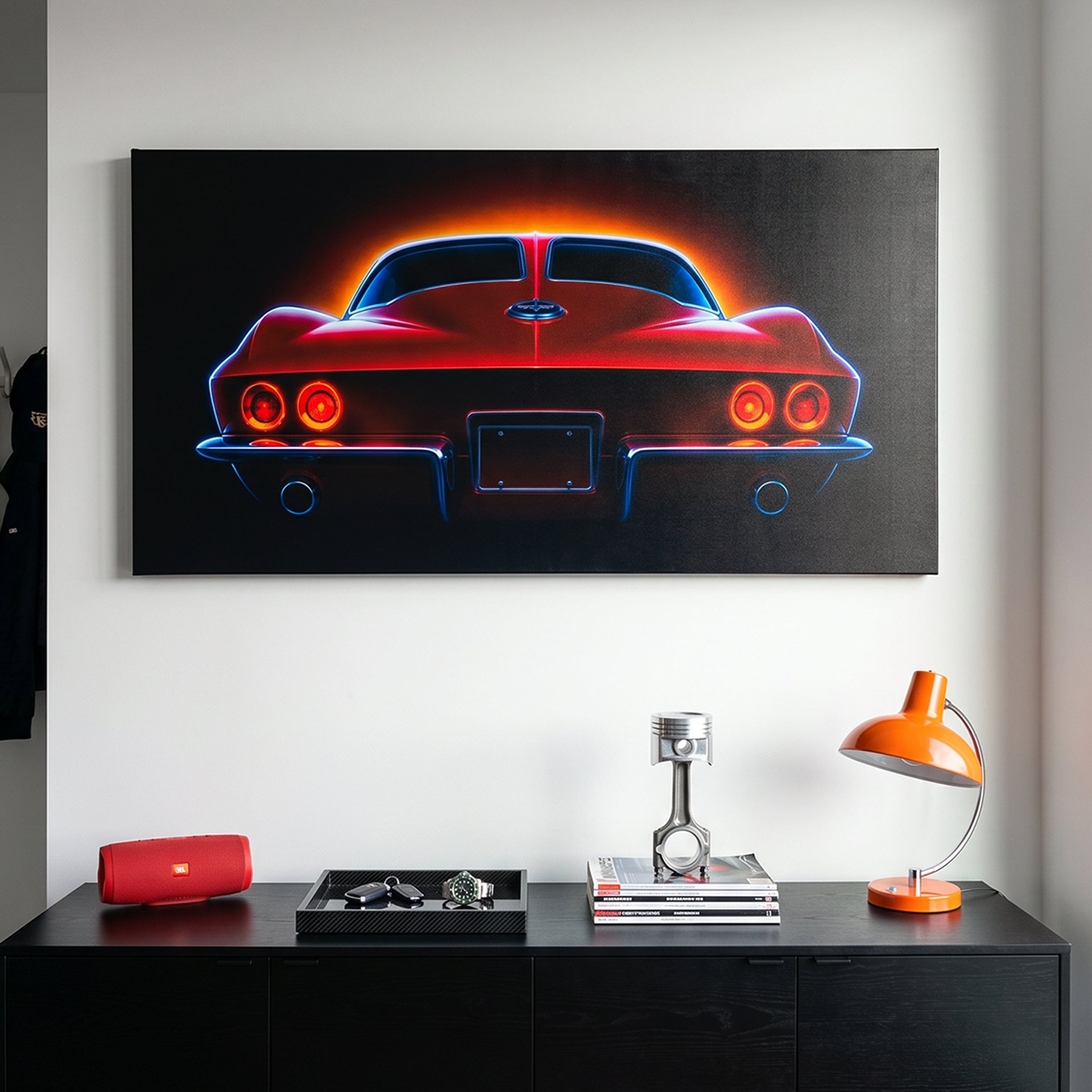 Neon Corvette