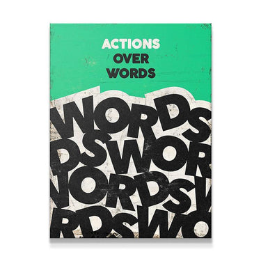 Actions Over Words