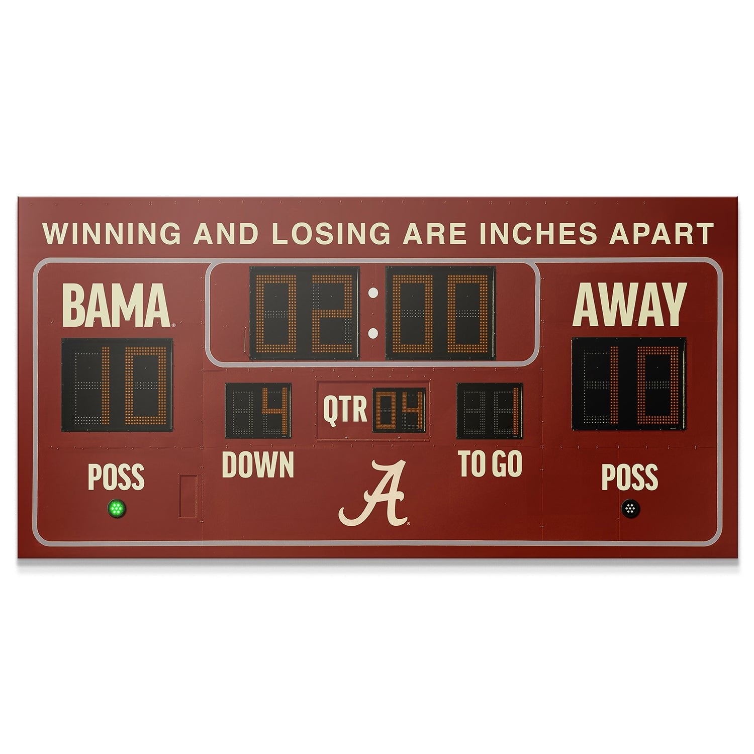 Alabama - Scoreboard - IKONICK - College Football