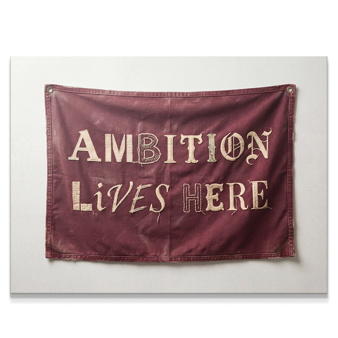 Ambition Lives Here - Flag