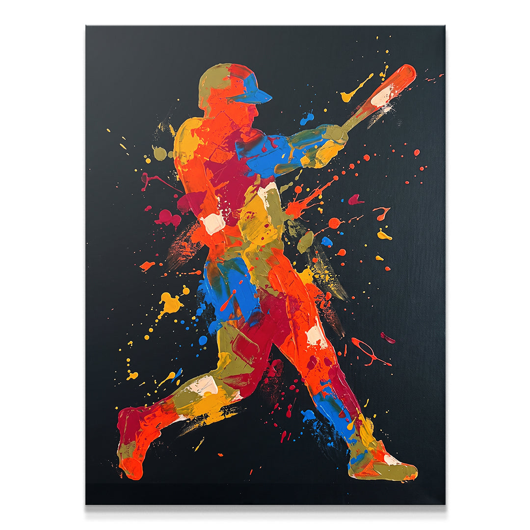 Baseball Hitter Splash