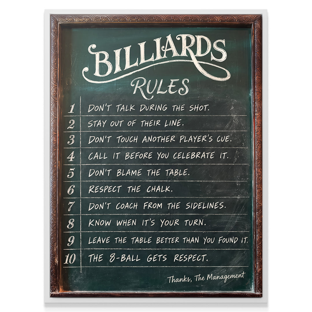 Billiard Rules