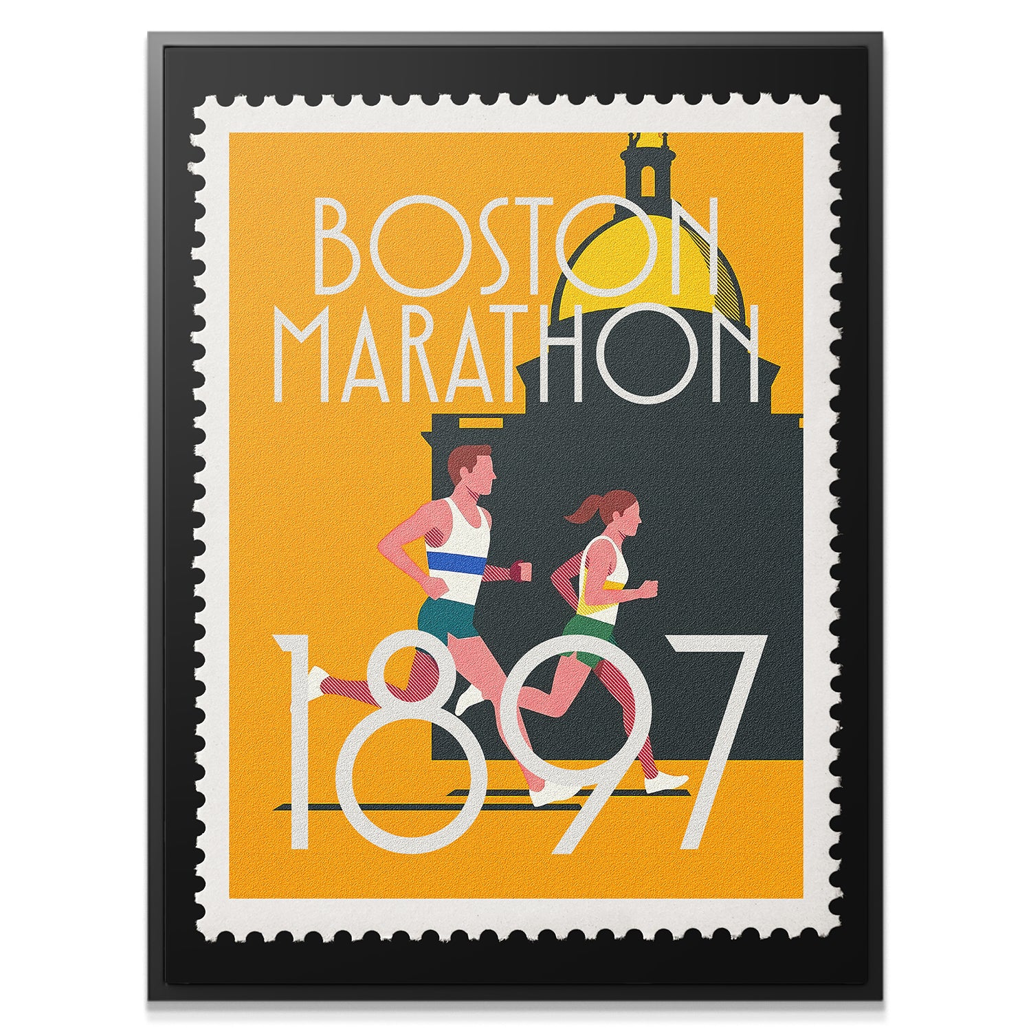 Boston Marathon - Postage