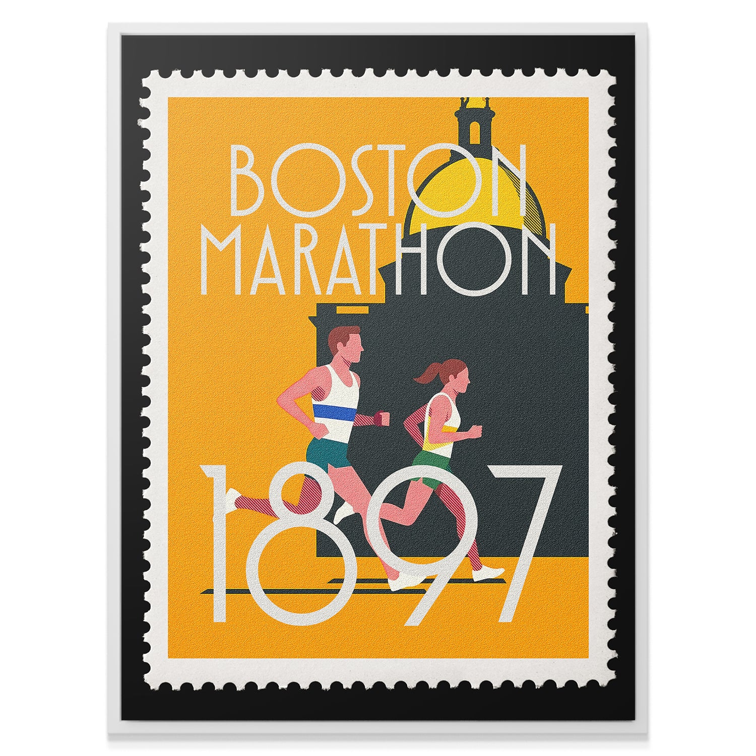 Boston Marathon - Postage