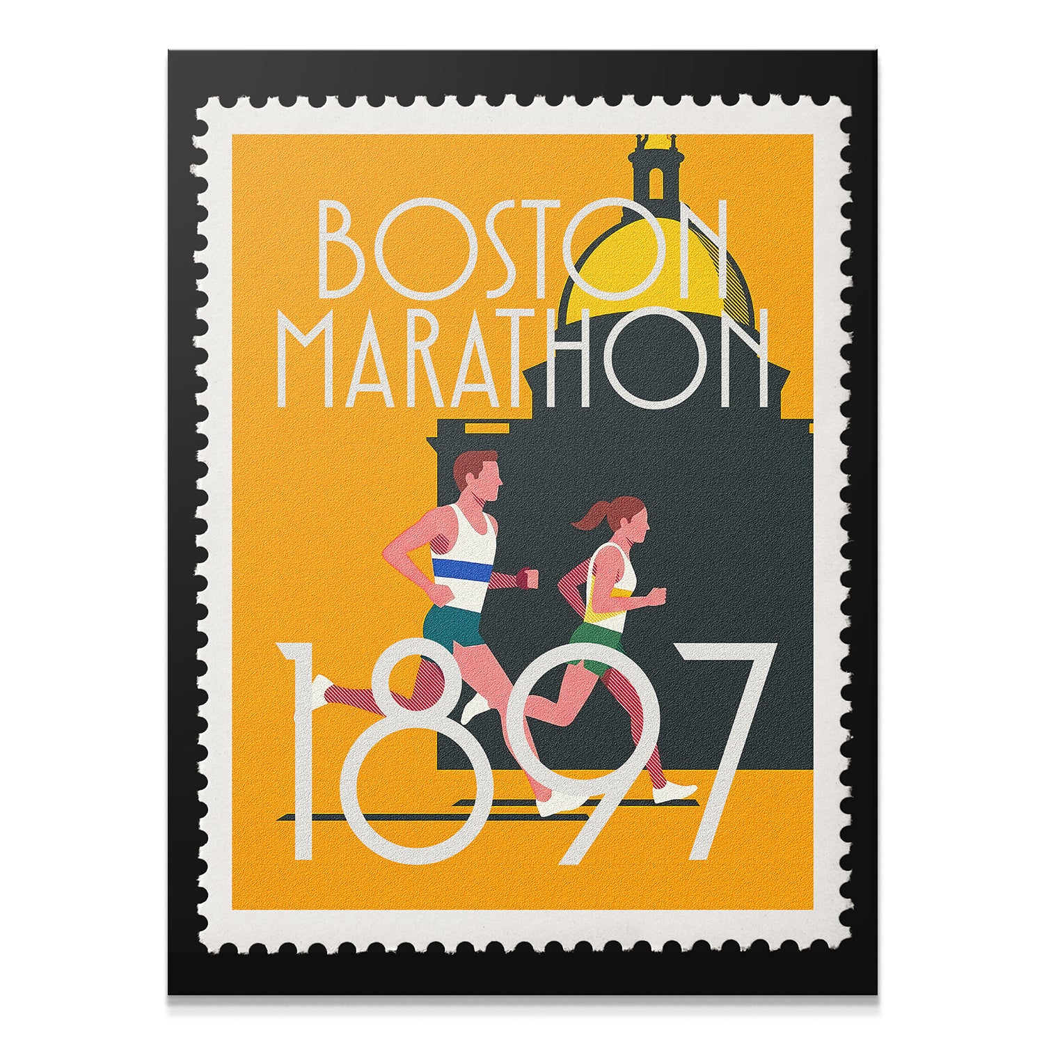 Boston Marathon - Postage