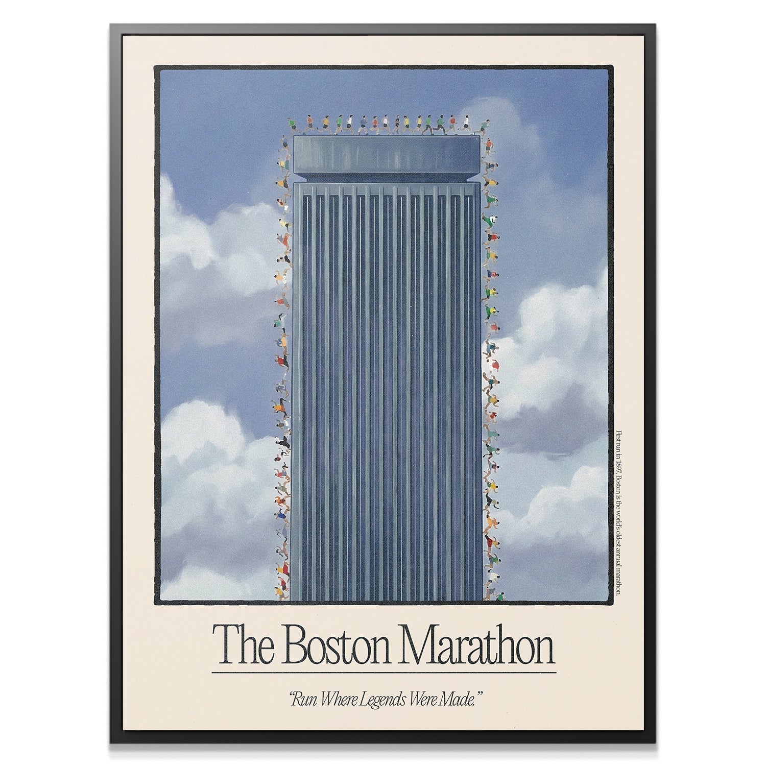 Boston Marathon - Vintage Poster