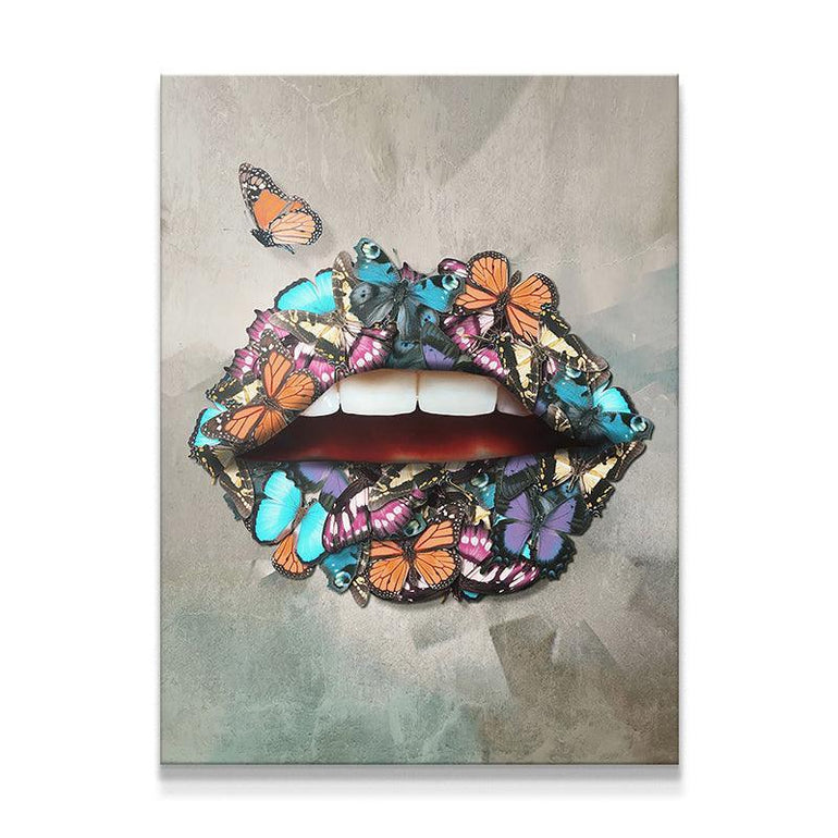 Lips Canvas Art Wall Art Prints And Originals Ikonick