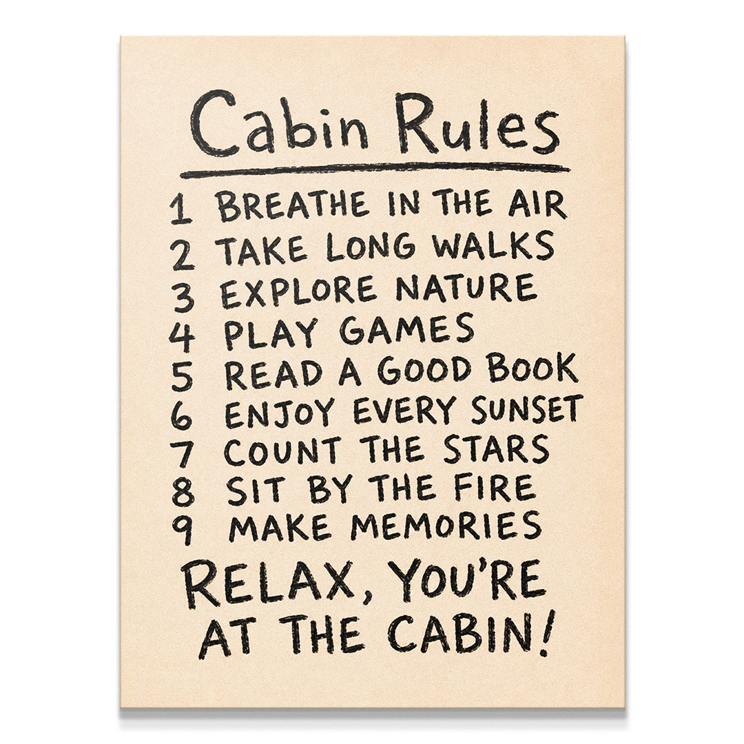Cabin Rules - Light