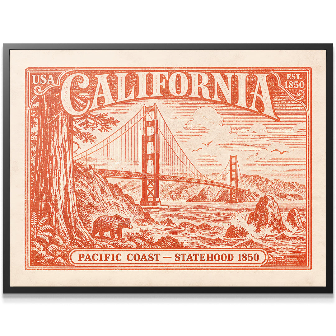 California Postage Stamp