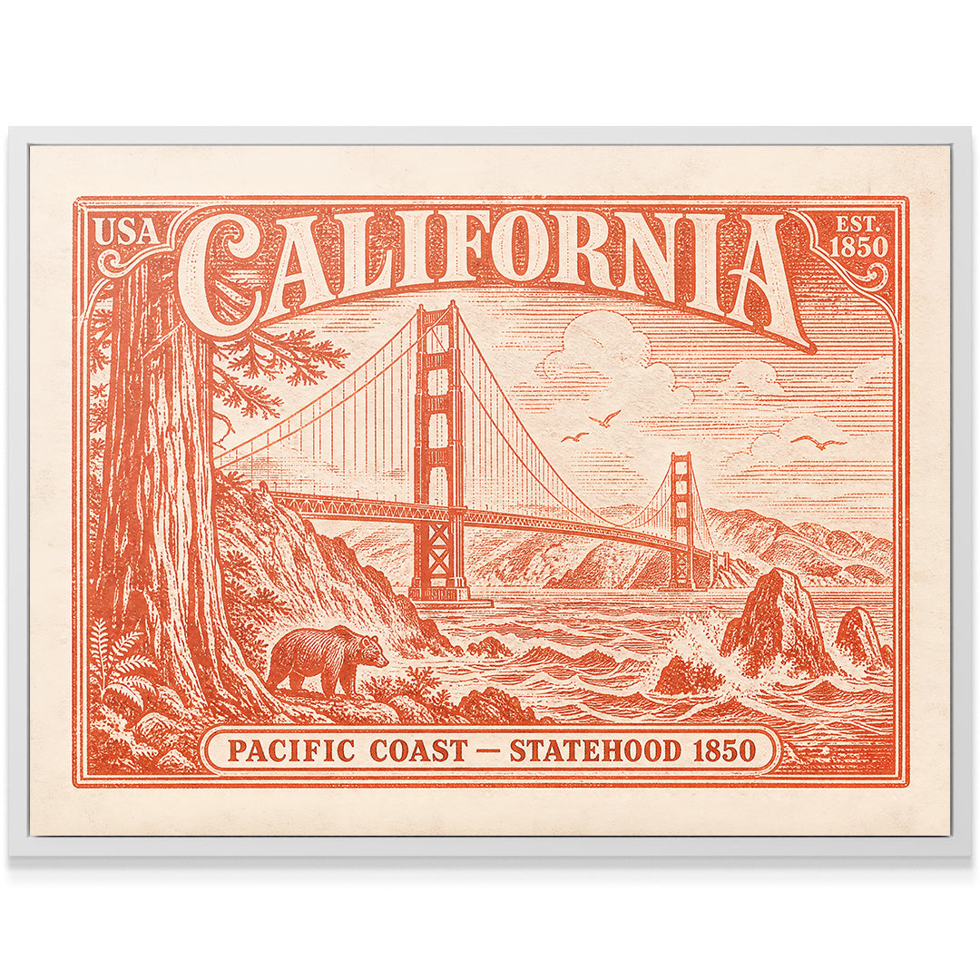 California Postage Stamp