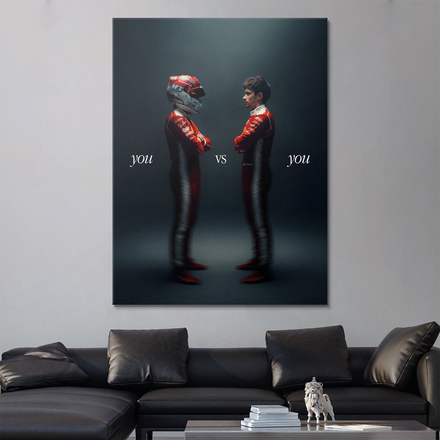 Leclerc - You vs You - Canvas Art by IKONICK