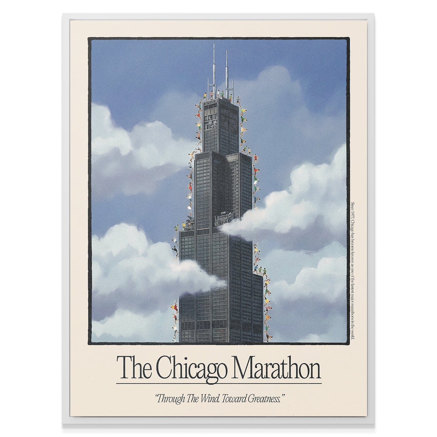 Chicago Marathon - Vintage Poster