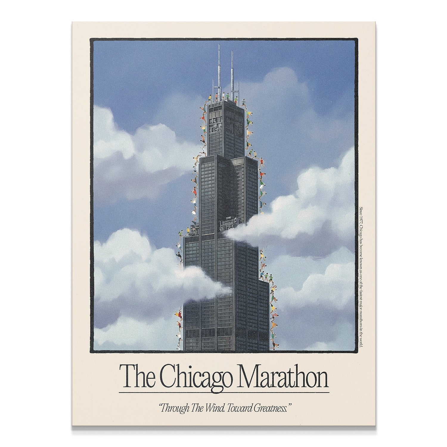 Chicago Marathon - Vintage Poster