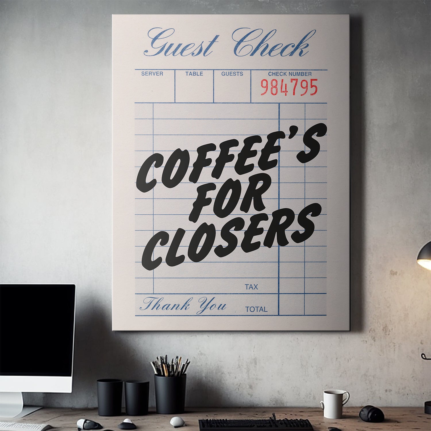 Coffee's For Closers - Check - IKONICK - IKONICK Original