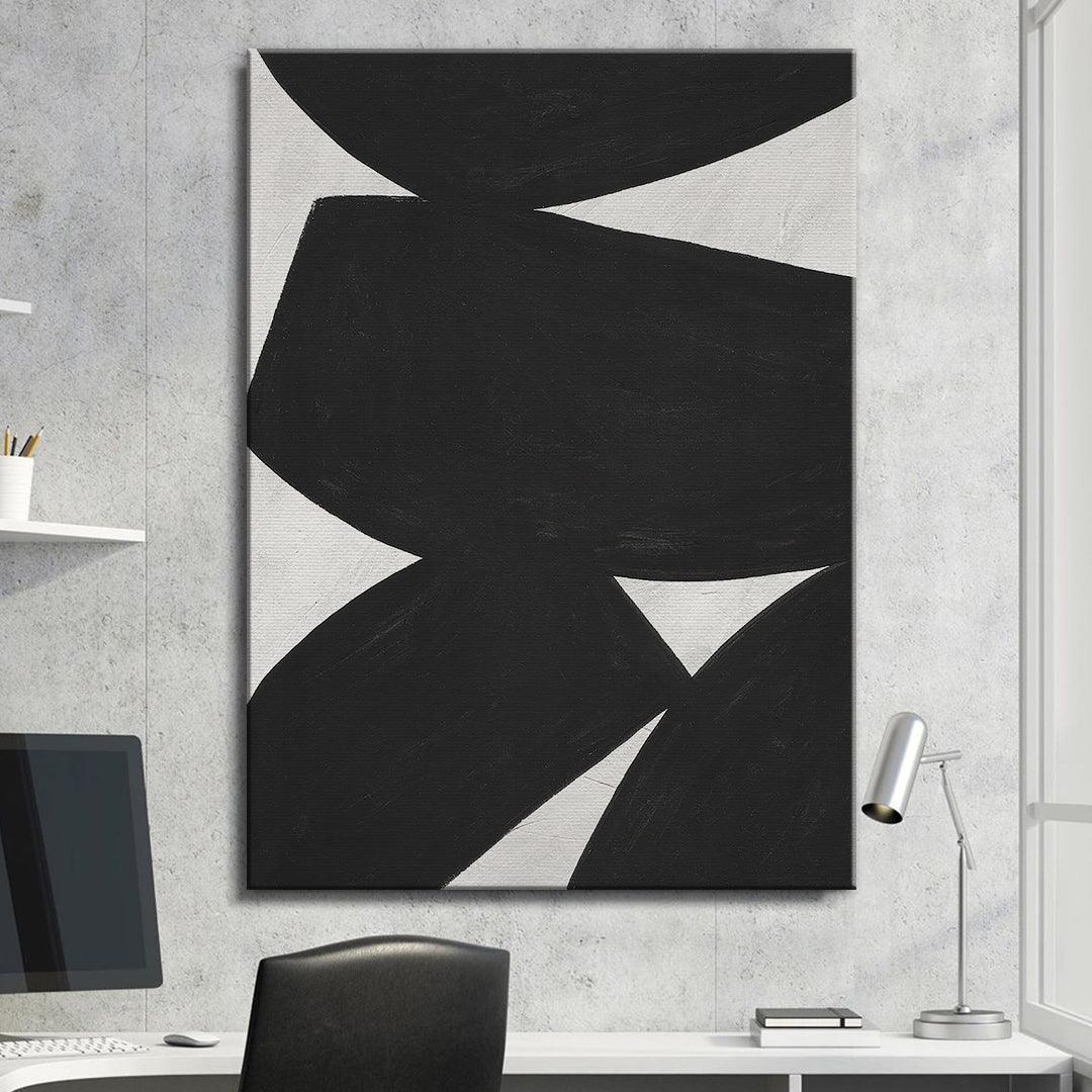 Colliding Shapes Black N.5 - IKONICK - John Faifer