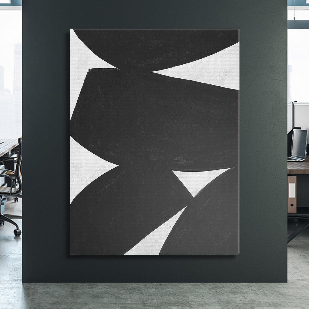 Colliding Shapes Black N.5 - IKONICK - John Faifer