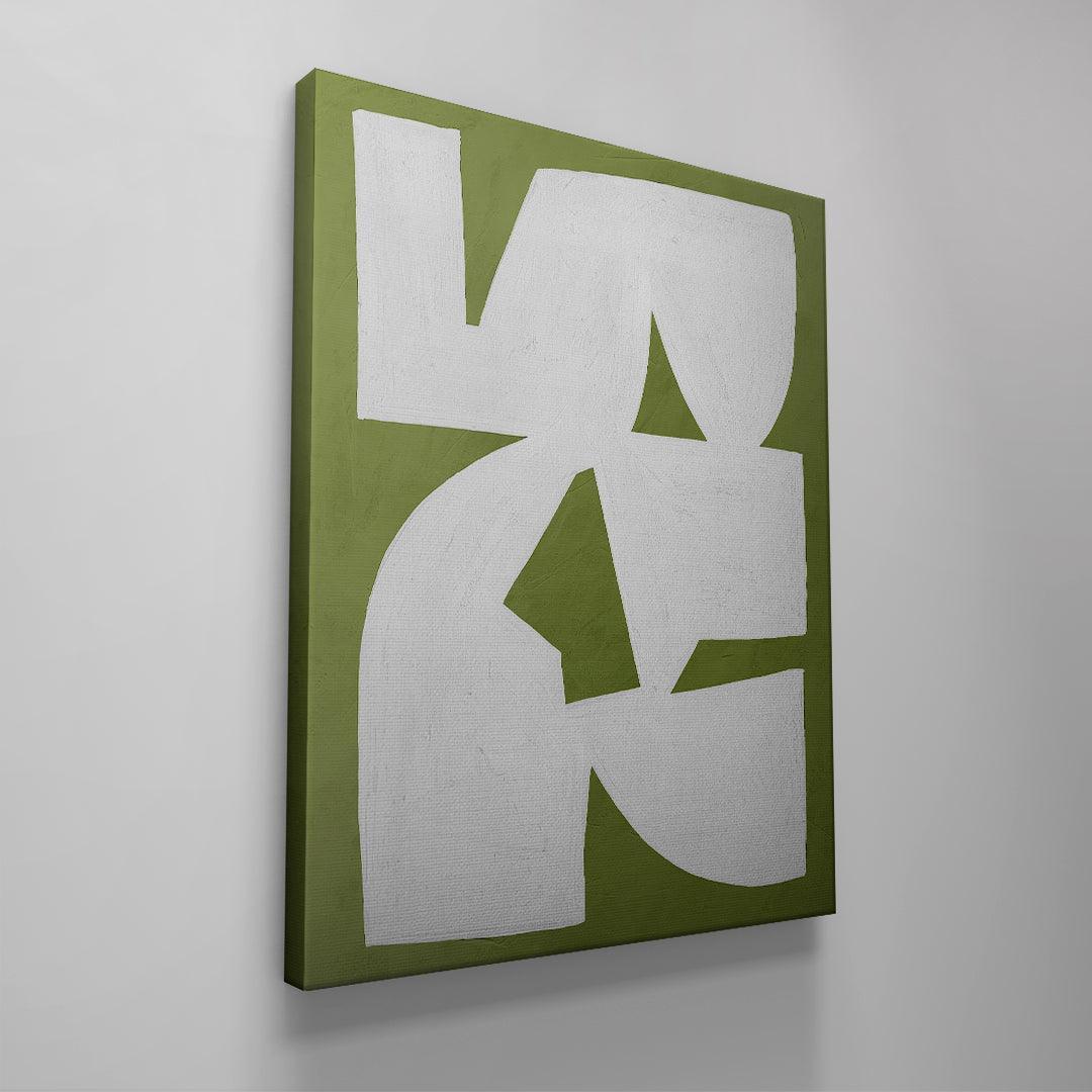 Colliding Shapes Green N.1 - IKONICK - John Faifer