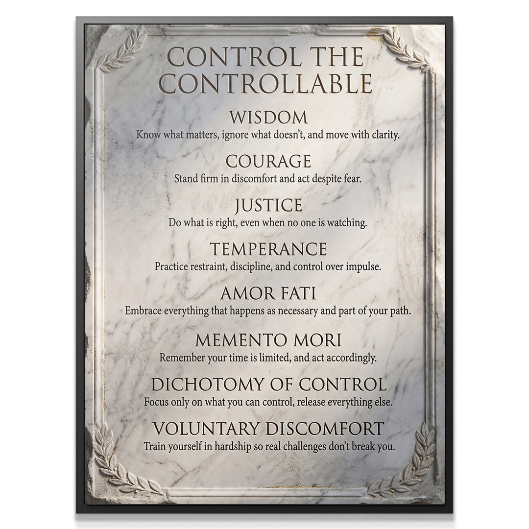 Control The Controllable
