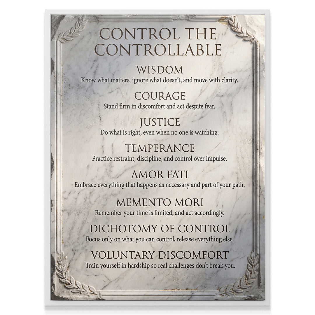Control The Controllable